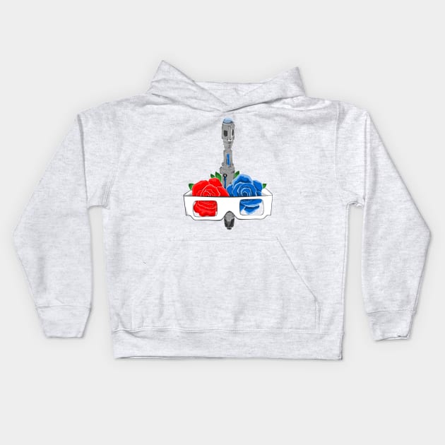 Tenth Doctor Kids Hoodie by Uwaki